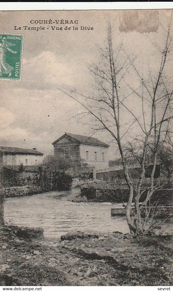 COUHE-VERAC. - Le Temple - Vue De La Dive - Couhe