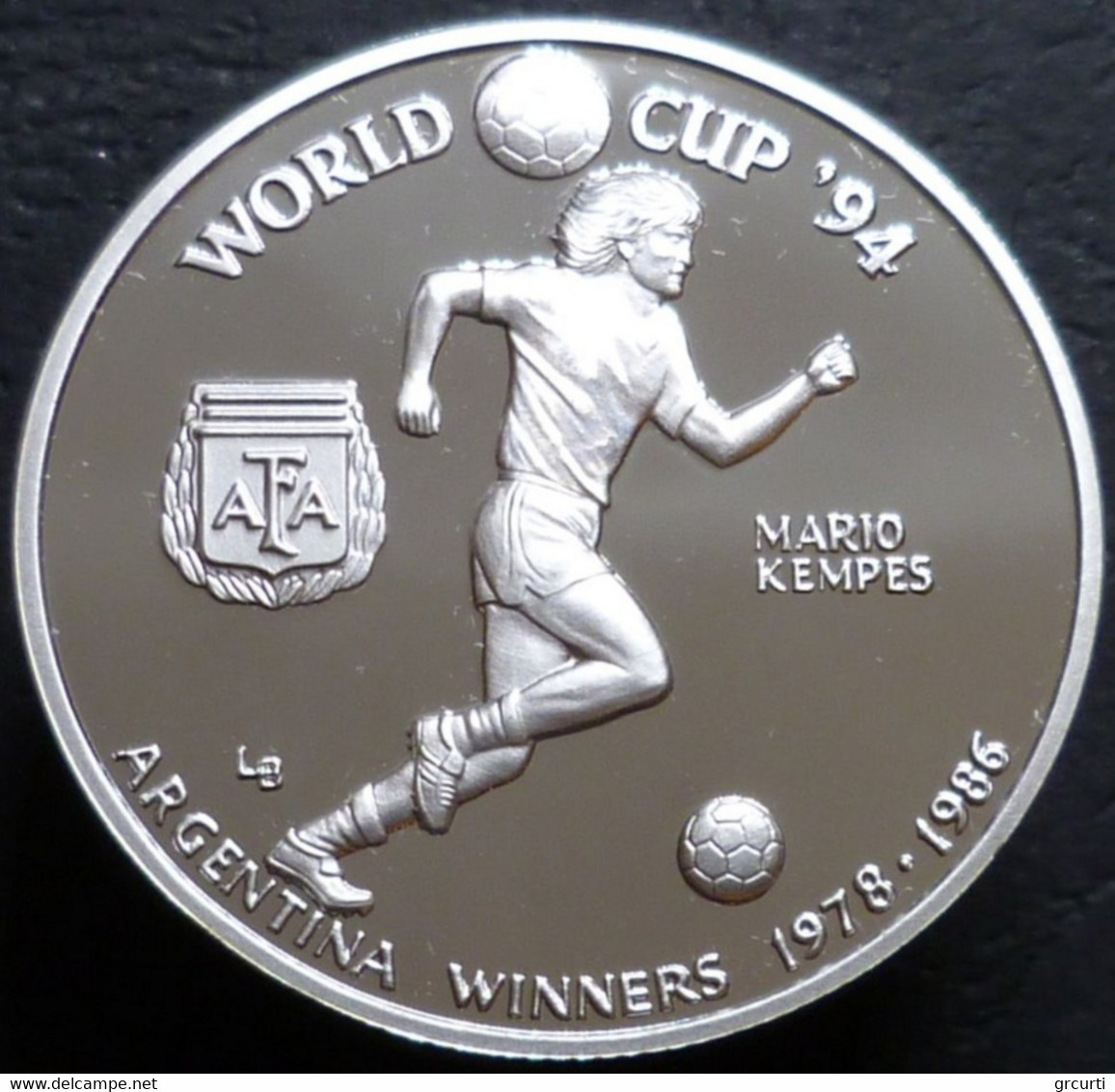 Turks & Caicos - 20 Crowns 1993 - Mondiali Di Calcio - Argentina Vincitore - KM# 101 - Turks En Caicoseilanden