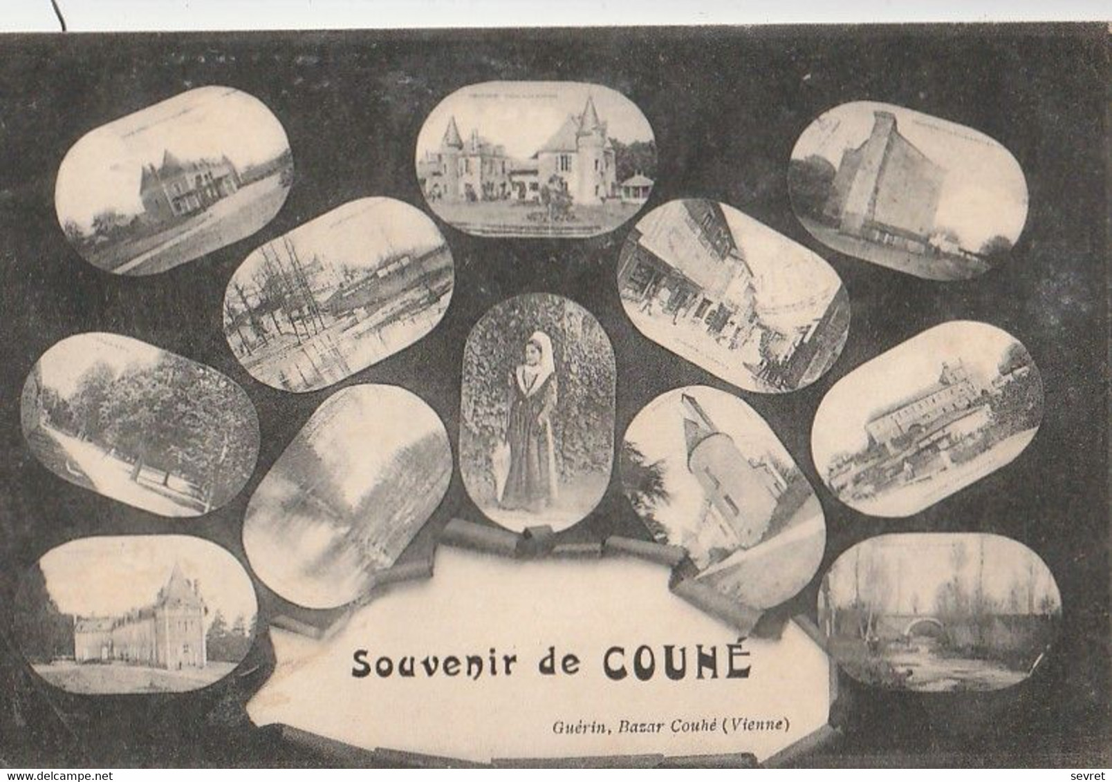 COUHE-VERAC. - Souvenir- Multivues - Couhe