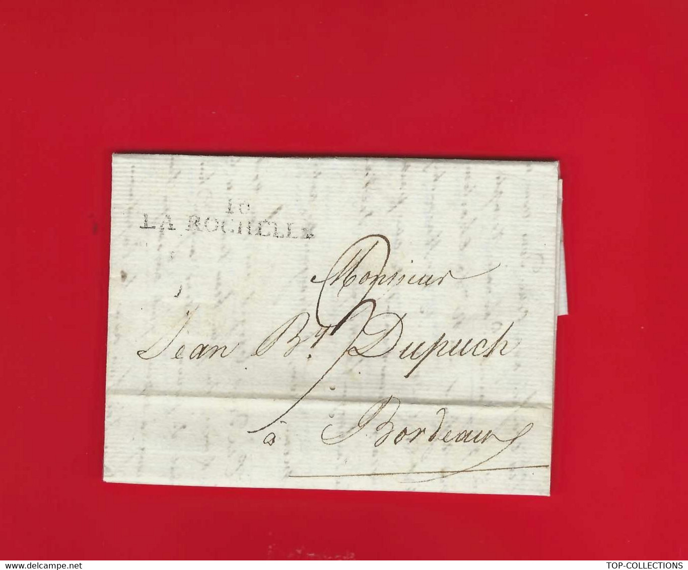 1806  La Rochelle  RASTEAU TRAITE NEGRIERE ESCLAVAGE   Pour J B Dupuch Bordeaux - Historische Documenten