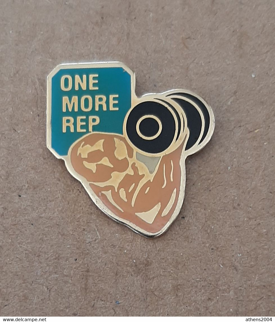 Greece,  Weightlifting Pin, ''one More Repetition'' - Haltérophilie