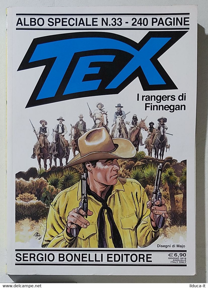 14653 TEX - Texone - Albo Speciale N. 33 - I RANGERS DI FINNEGAN - Bonelli 2018 - Bonelli