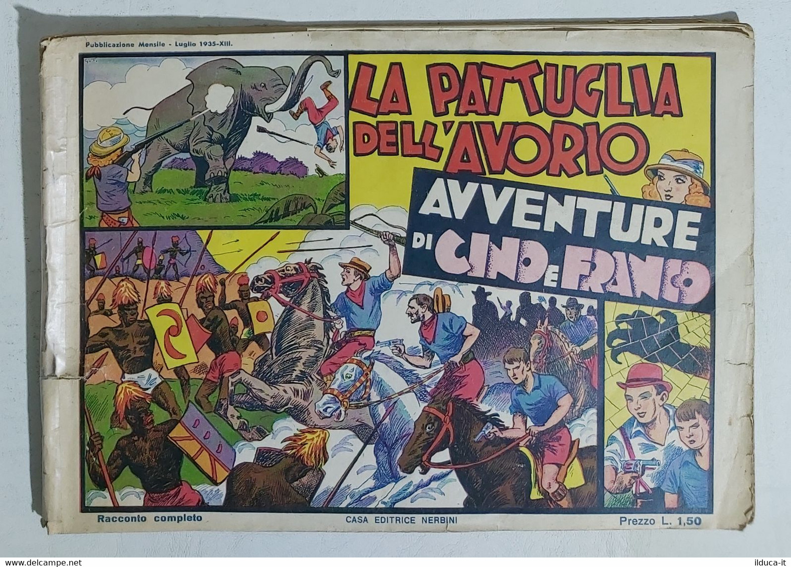 14688 Avventure Cino E Franco N. 3 - La Pattuglia Dell'avorio - 1935 - Classic (1930-50)