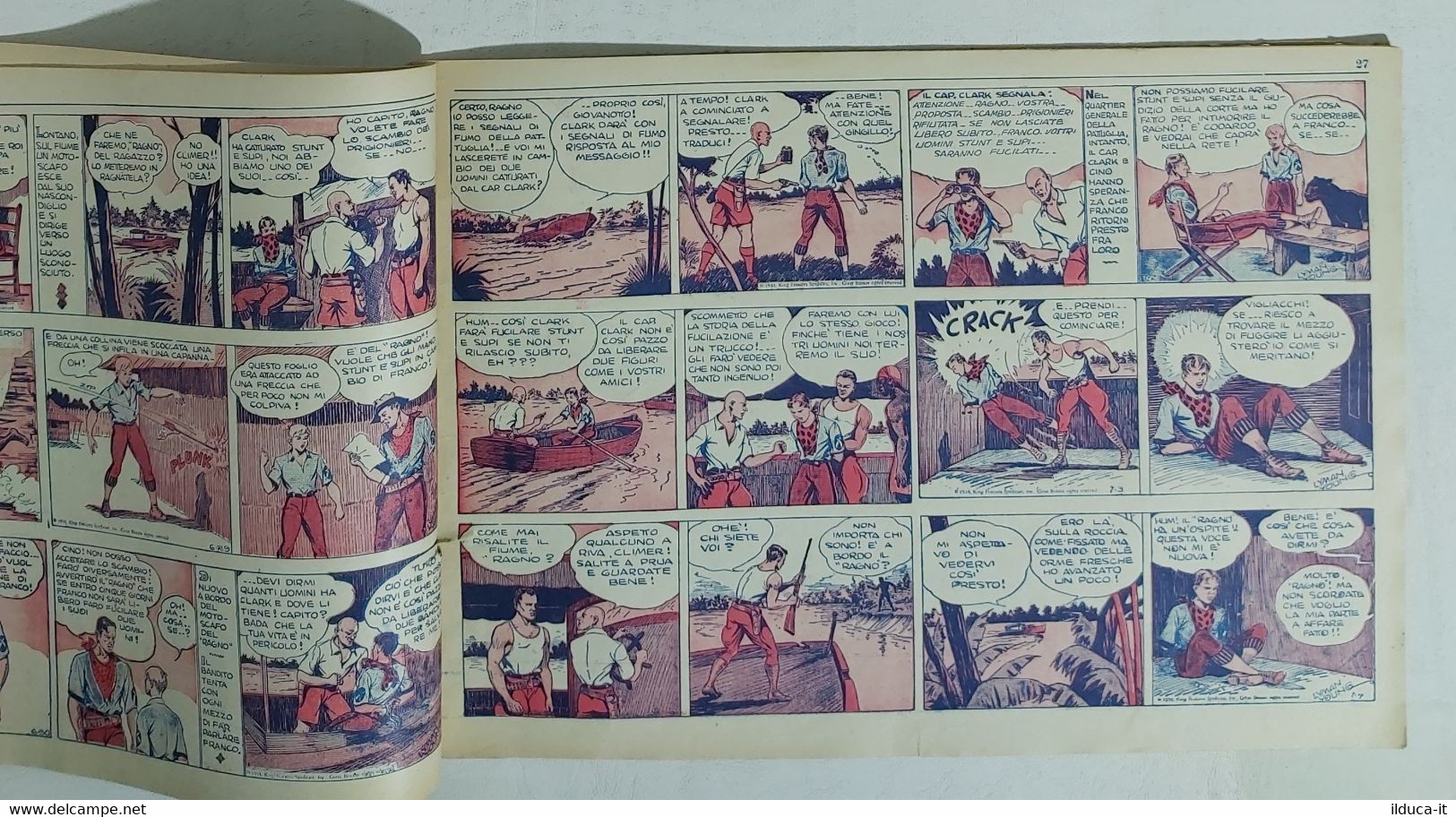 14688 Avventure Cino E Franco N. 3 - La Pattuglia Dell'avorio - 1935 - Comics 1930-50