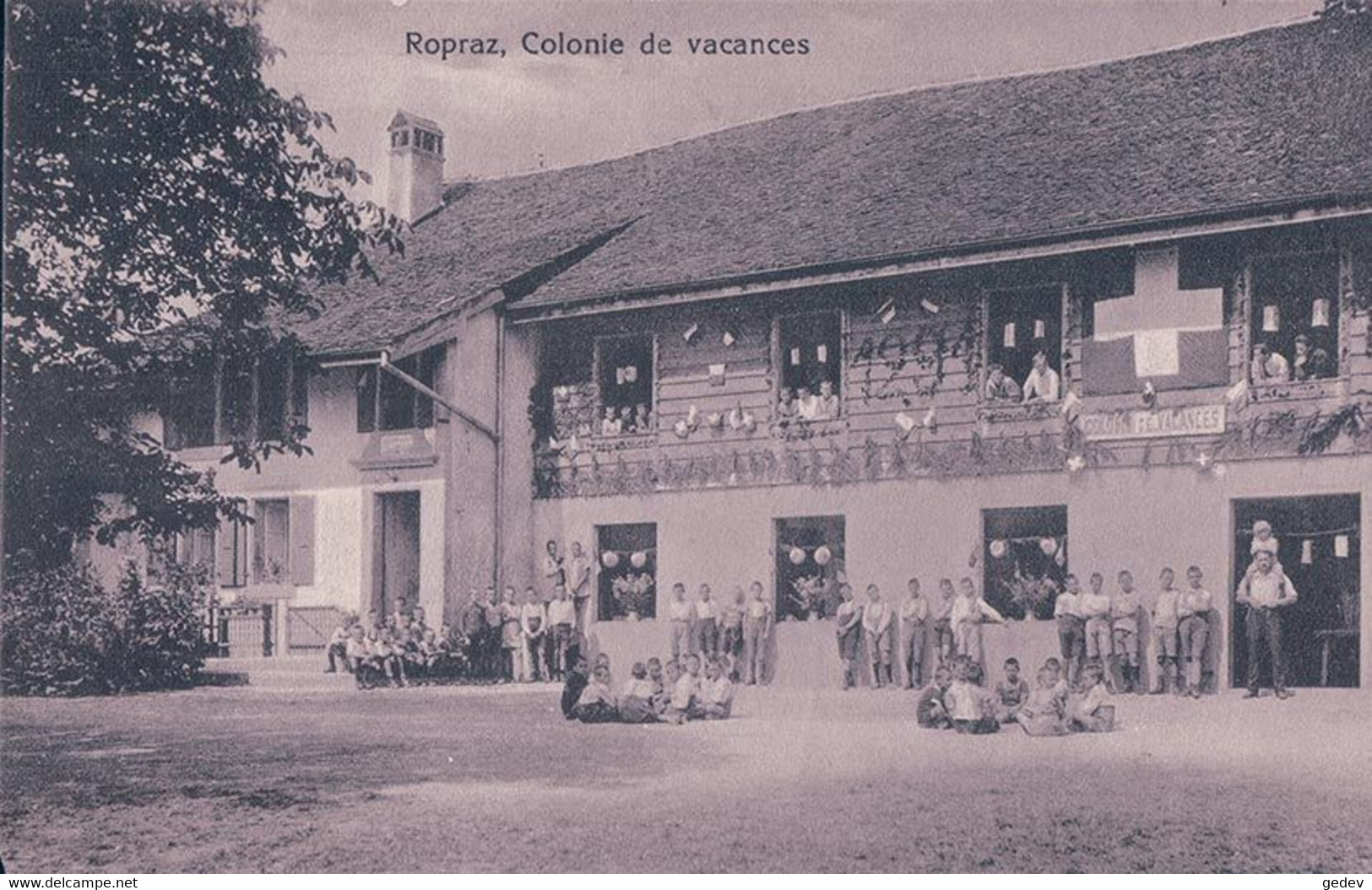 Ropraz VD, Colonie De Vacances (29.8.1923) - La Praz