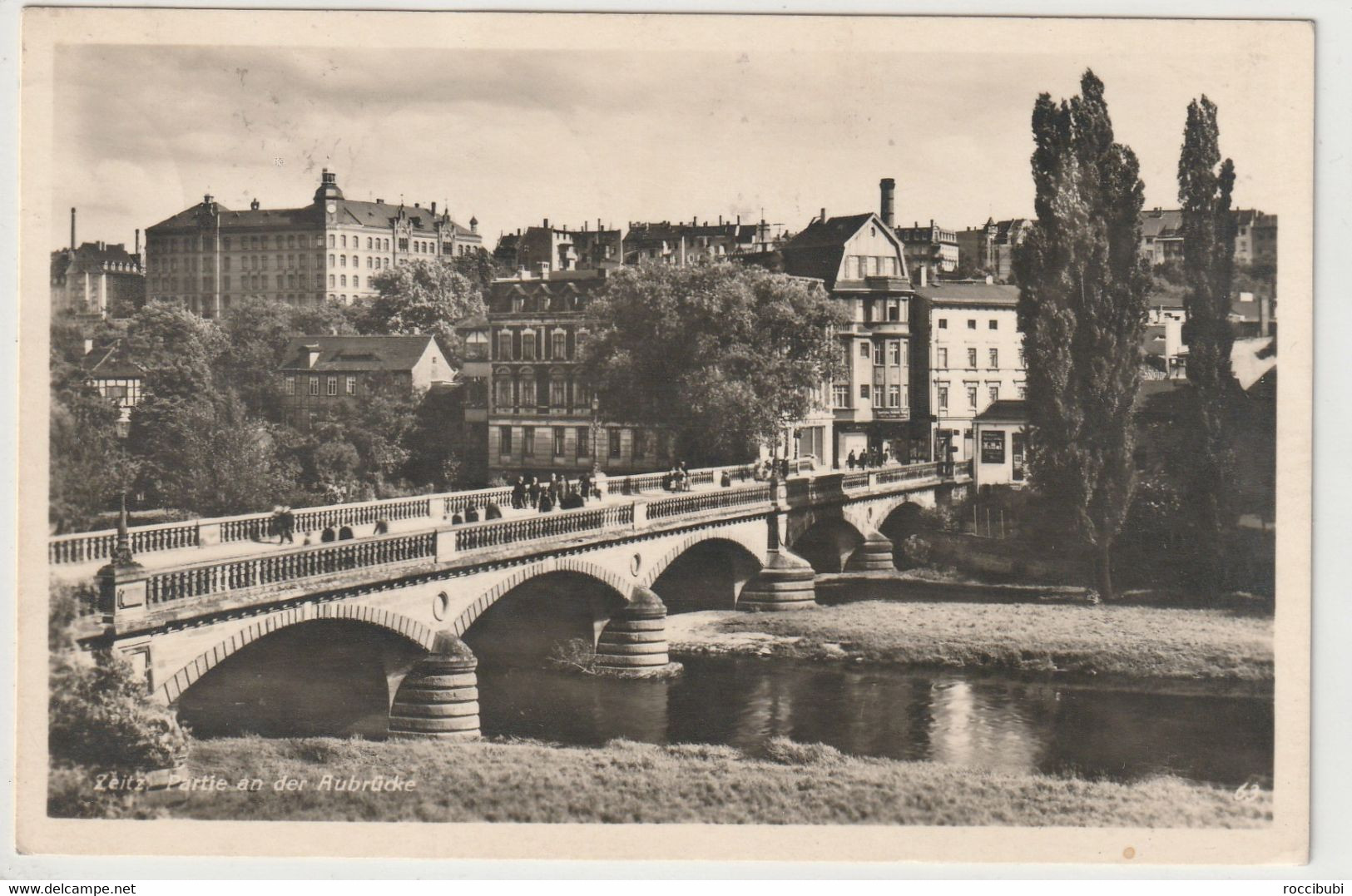 Zeitz, Partie An Der Aubrücke 1943 - Zeitz