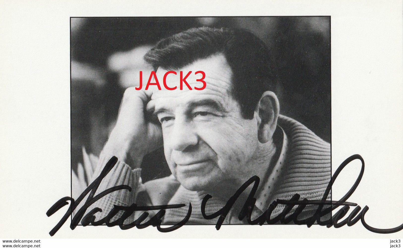 AUTOGRAFO - Walter Matthau . AUTOGRAFO ORIGINALE - Autographes