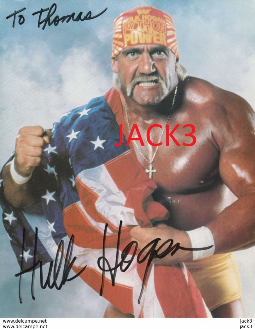 AUTOGRAFO - Hulk Hogan. AUTOGRAFO ORIGINALE - Handtekening