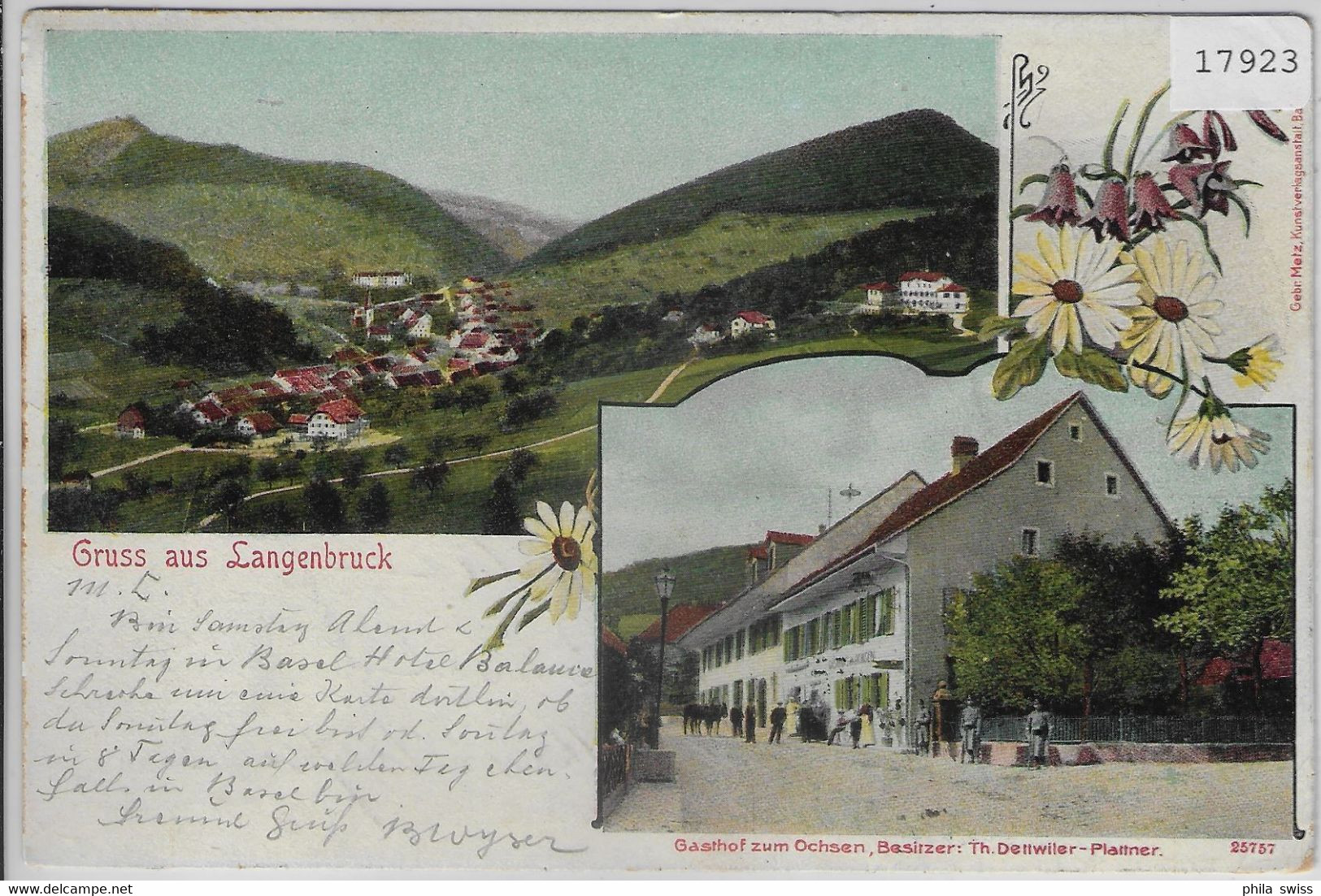 Gruss Aus Langenbruck - Gasthaus Zum Ochsen - Langenbruck