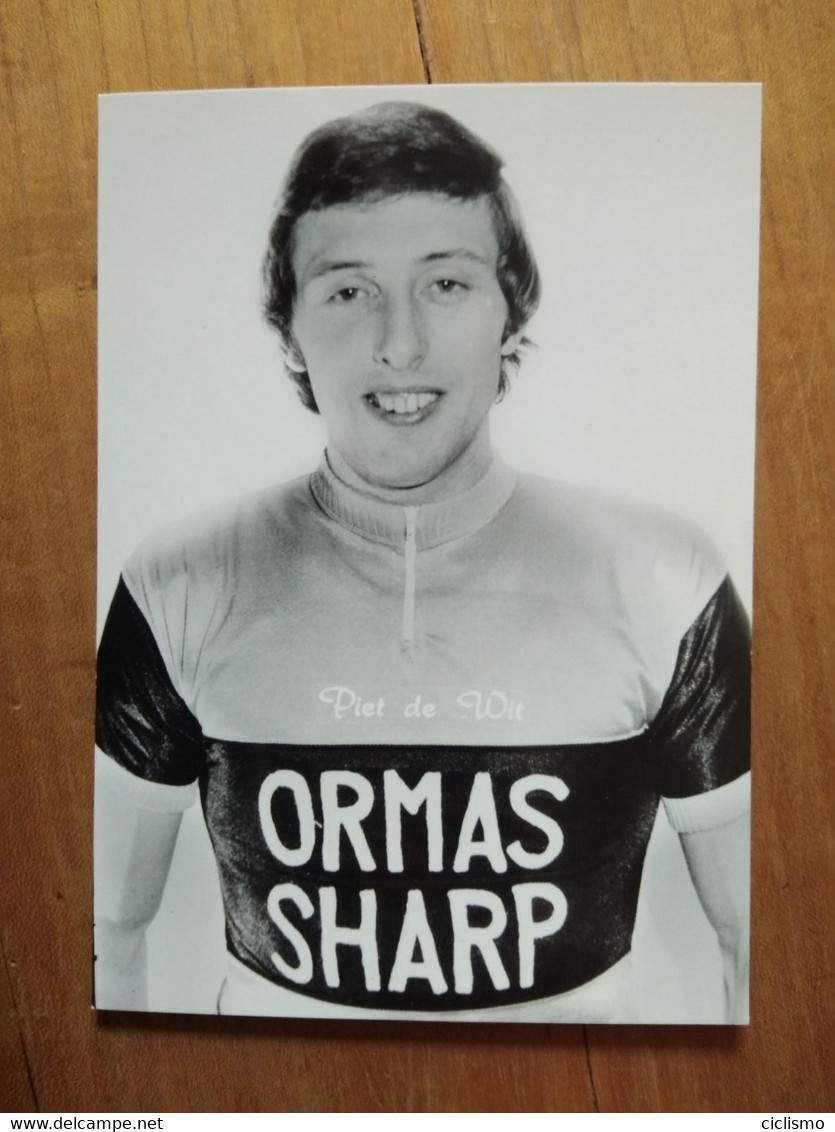 Cyclisme - Cycliste- Carte Publicitaire ORMAS SHARP  : DE WITT - Ciclismo