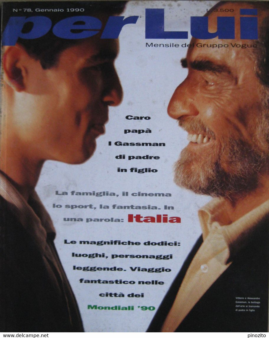 PER LUI 78 1990 Alessandro Vittorio Gassman Chiara Caselli Naoki Sakai Moda Fashion Vintage - Fashion