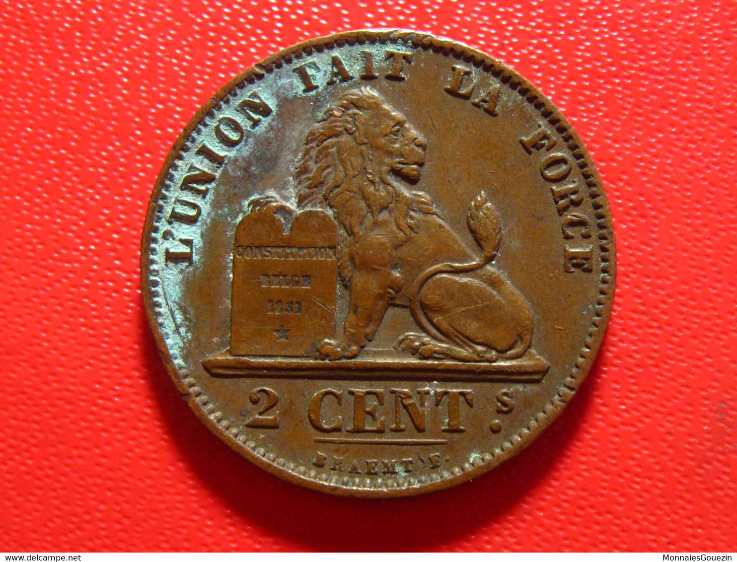 Belgique - 2 Centimes 1875 Leopold II 7338 - 5 Cents