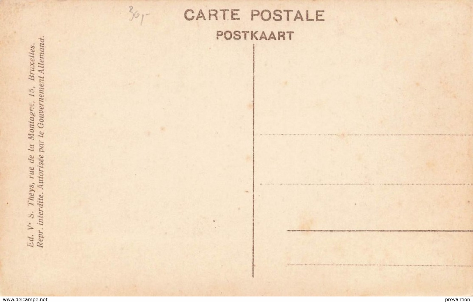 Les Allemands Dans La Cour De La Caserne D'ETTERBEEK - Carte Très Animée - Etterbeek