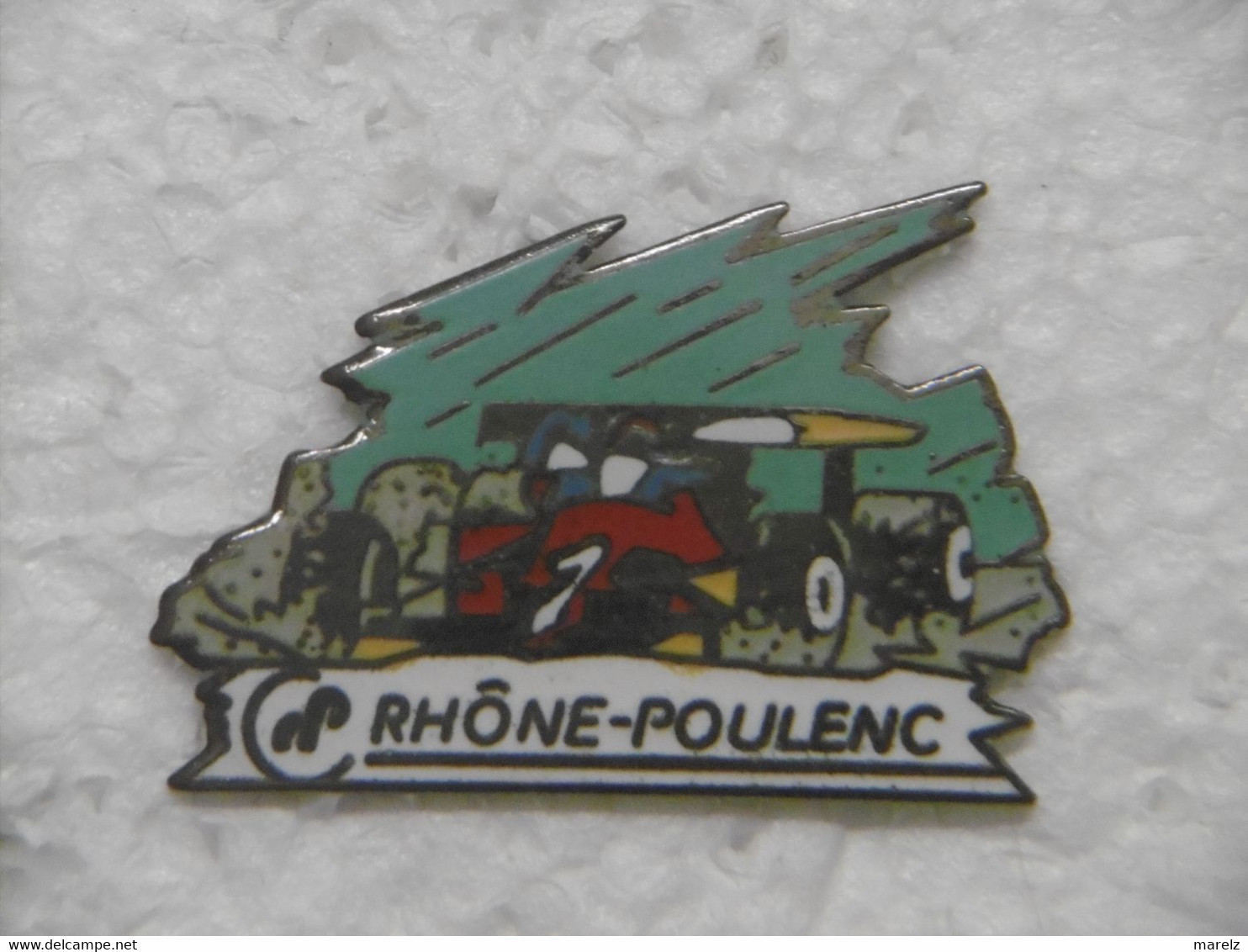 Pin's - Sport AUTOMOBILE F1 Avec RHÔNE-POULENC - Pins EGF Pin Démons Et Merveilles - Automovilismo - F1