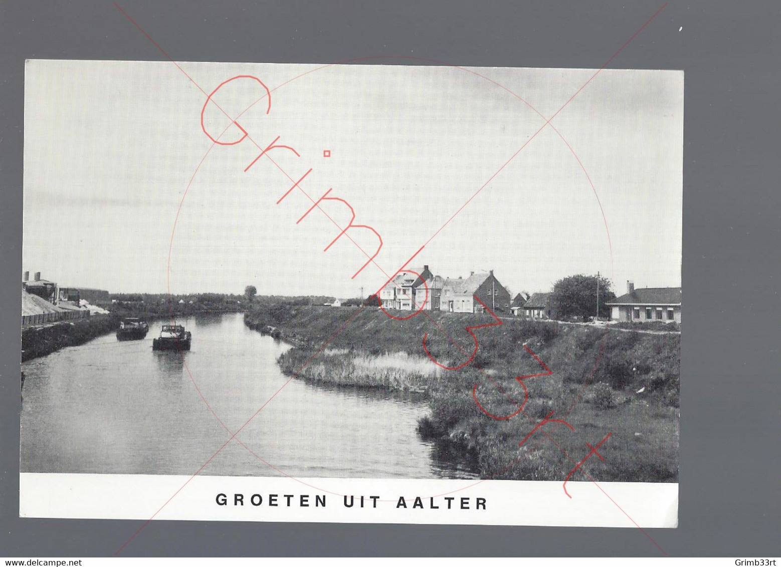 Aalter - Kanaal Gent-Brugge - Groeten Uit Aalter - Postkaart - Aalter