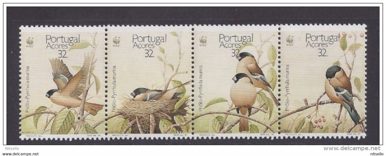 LOTE 2155  ///  (C110) PORTUGAL ISLAS AZORES - YVERT Nº:   395/398 **MNH // CATALOG./COTE: 5,50€ - Azores