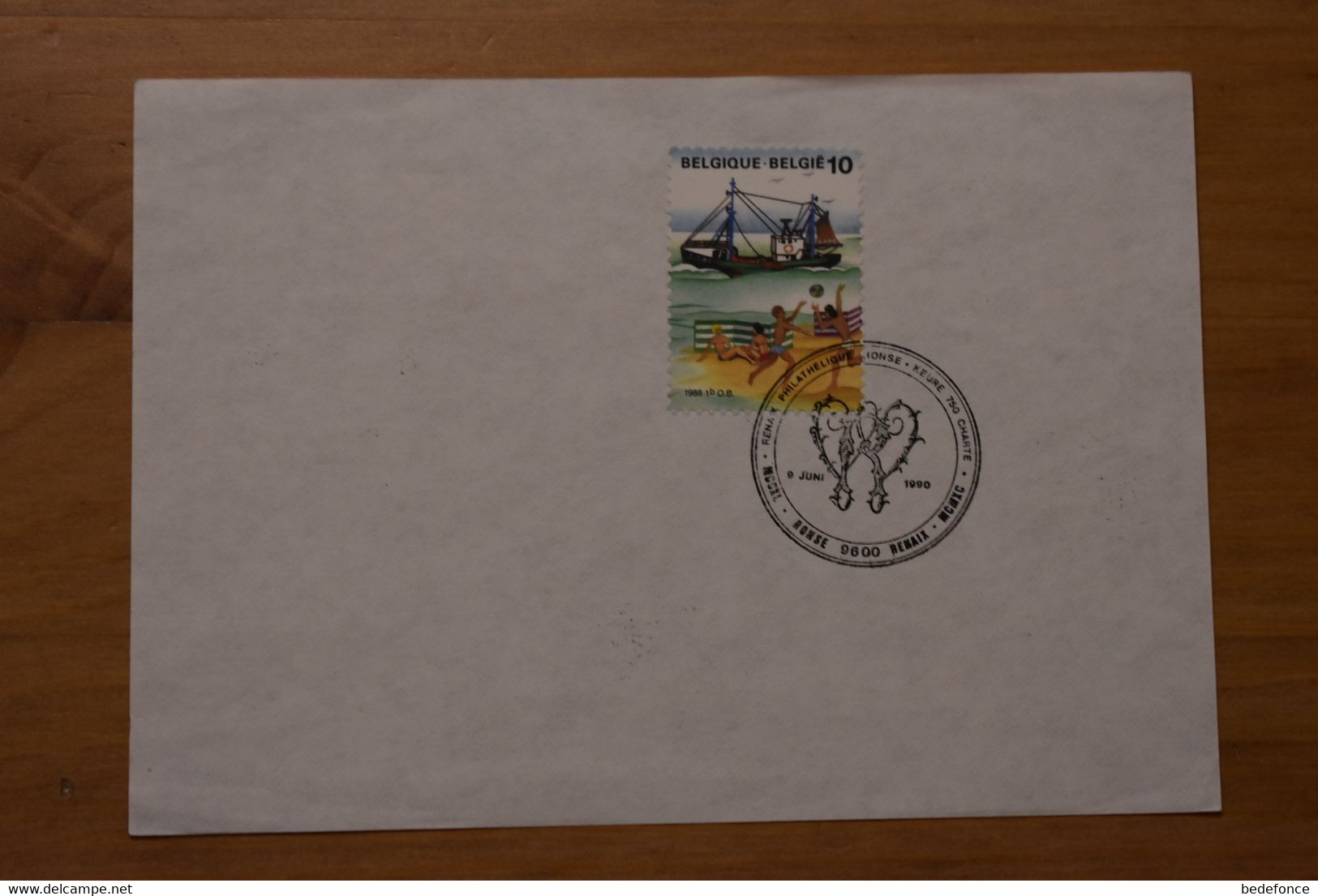 Carte Postale - Belgique - N° 2274 + Cachet Renaix Philatélique 09-06-1990 - Doorgangstempels