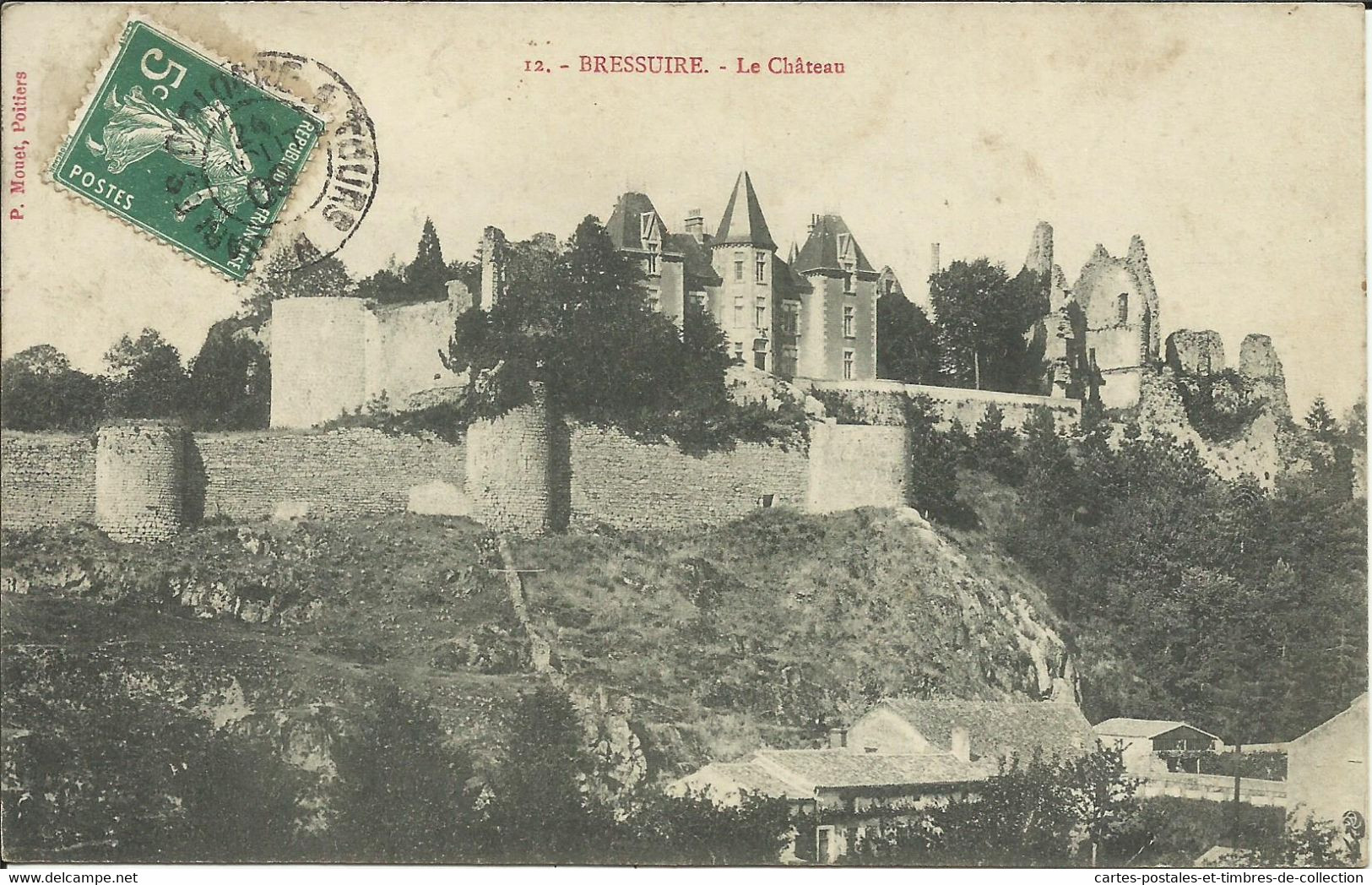 BRESSUIRE , Le Château , 1909 - Bressuire