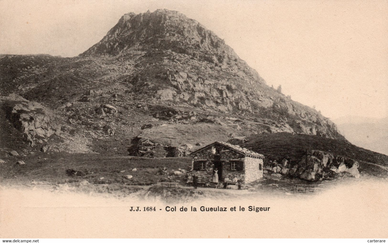 SUISSE,HELVETIA,SWISS,SWITZERLAND,SCHWEIZ,SVIZZERA,VALAIS,COL DE LA GUEULAZ,1900,FINHAUT,EMOSSON - Finhaut