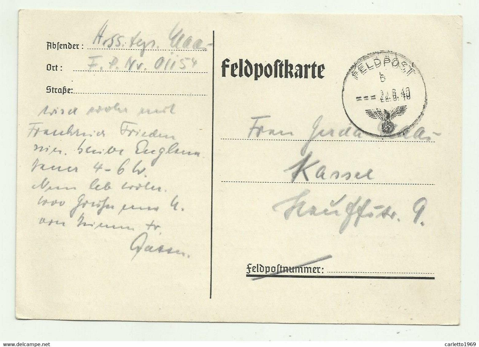 FELDPOST 1940 - Covers & Documents