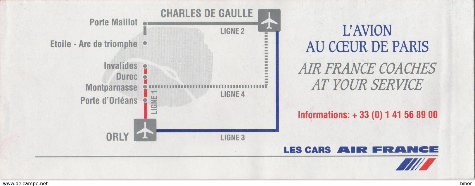 AIR FRANCE (Toronto-New York-Paris-Bucuresti) - Billet De Passage / Passenger Ticket - Tickets