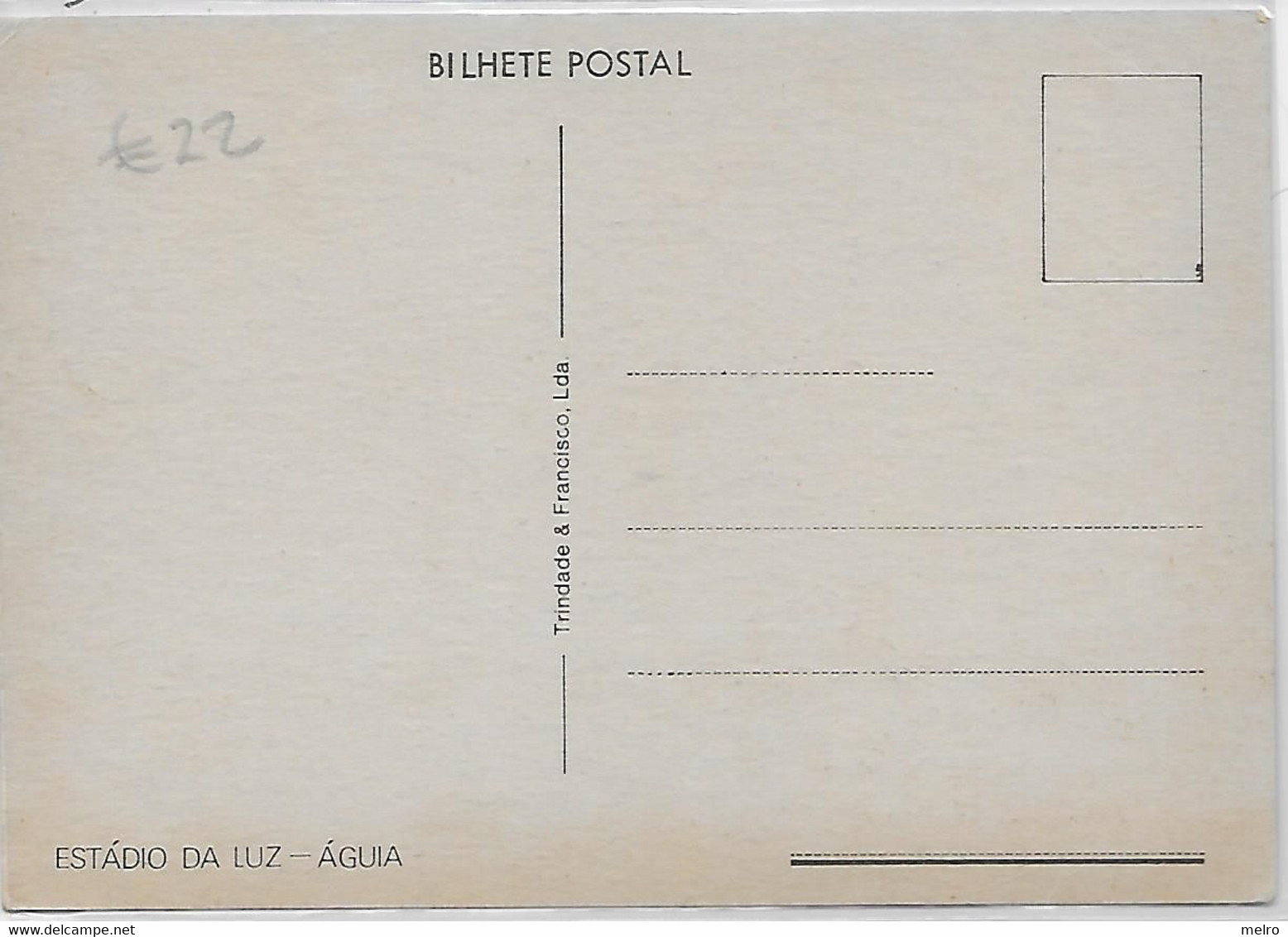 Portugal-Antigo Estádio Da Luz Do S.L.B."AGUIA".em Pedra De Lioz De Sintra Produzida Por Canteiros De Pero Pinheiro 1955 - Voetbal