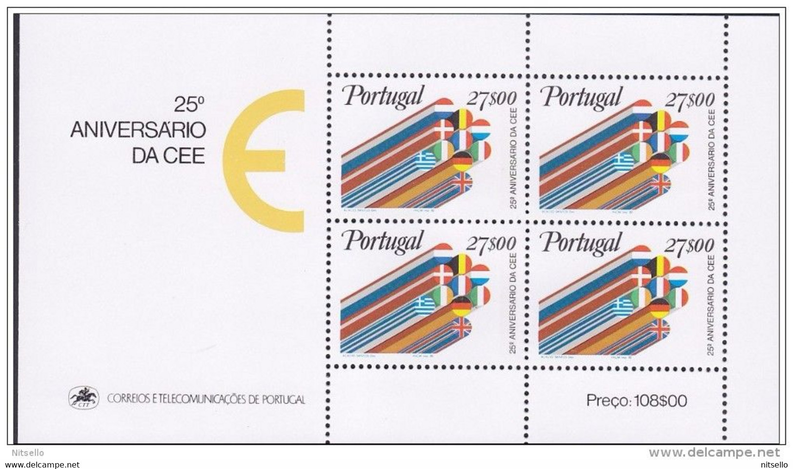 HB EUROPA  ///  (C085)   PORTUGAL 1982   Block 35**MNH  // CATALOG/COTE: 8€   ¡¡¡¡ LIQUIDATION !!! - Blocs-feuillets