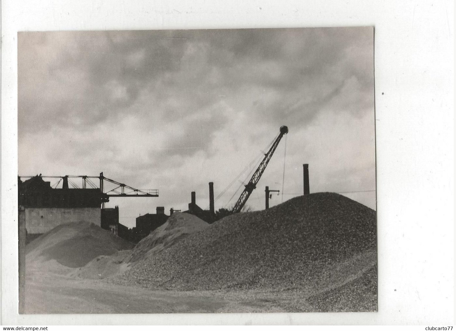 Marcq-en-Barœul (59) : Les Gravières Près D'une Usine Grue Env 1960 PHOTO RARE. - Marcq En Baroeul