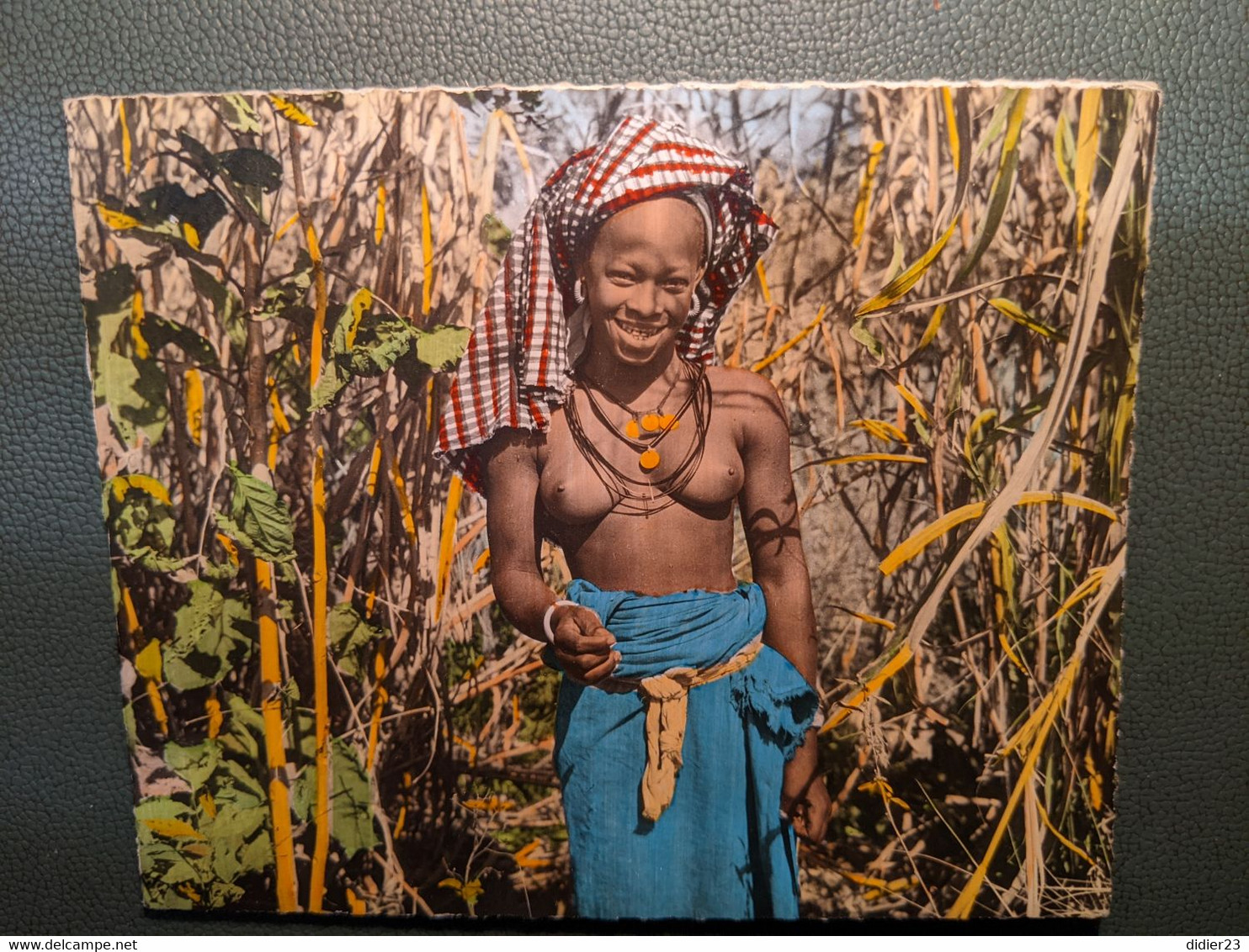 AFRIQUE JEUNE FEMME AFRICAINE CARTE DE VOEUX - Sambia