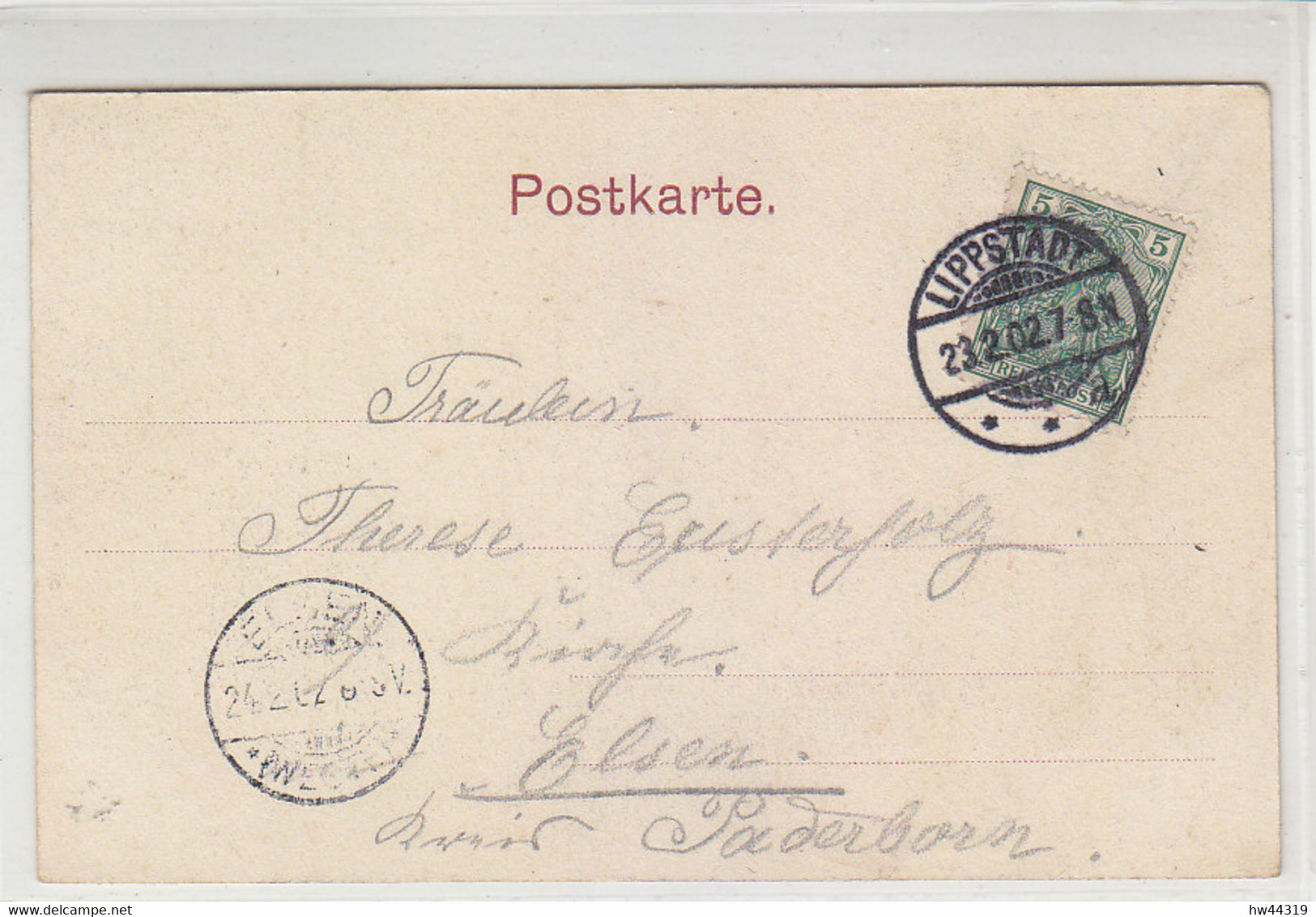 Lippstadt - Partie A.d. Oststrasse - 1902 - Lippstadt