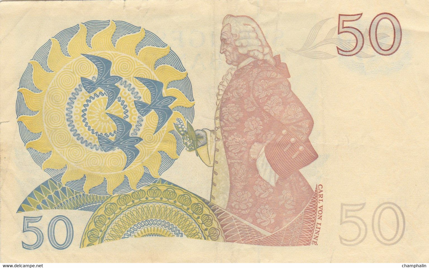 Suède - Billet De 50 Kronor - Gustav III - 1979 F - P53c - Svezia