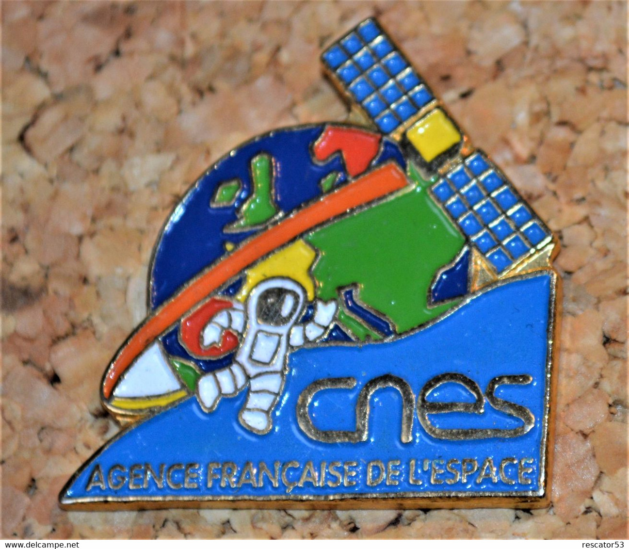 Pin's  CNES Agence Française De L'espace - Espace