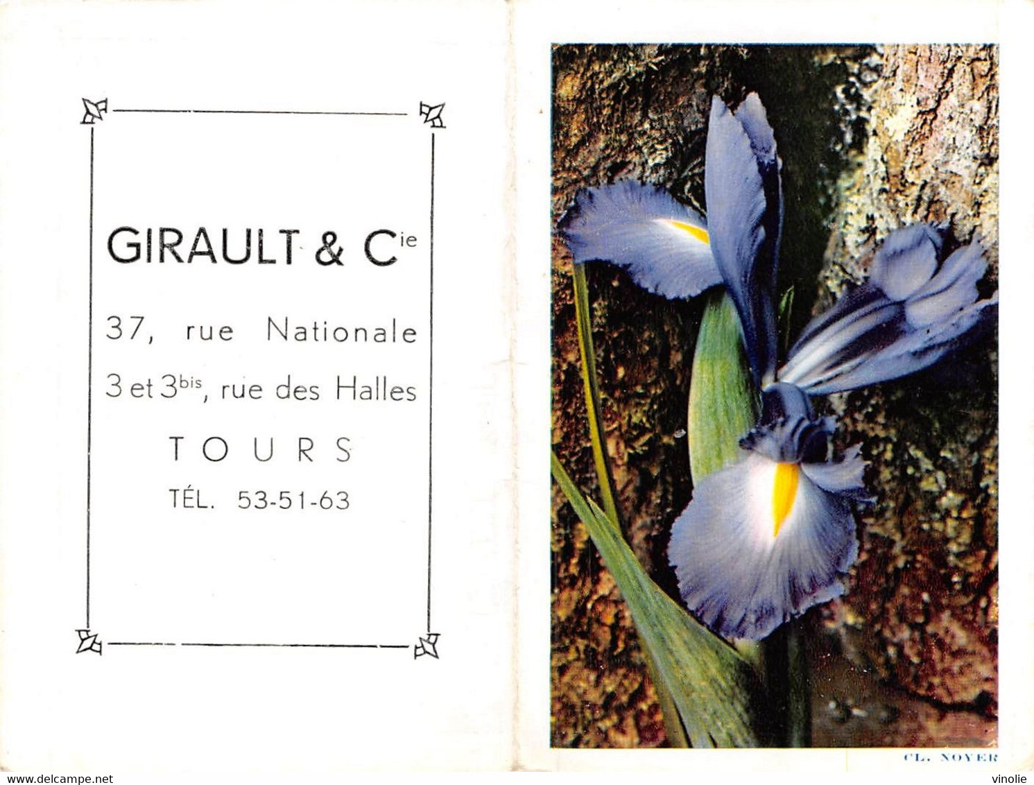 P-T-DH-22-2466 : CALENDRIER  GIRAULT  RUE NATIOANLE A TOURS 1968 - Petit Format : 1961-70