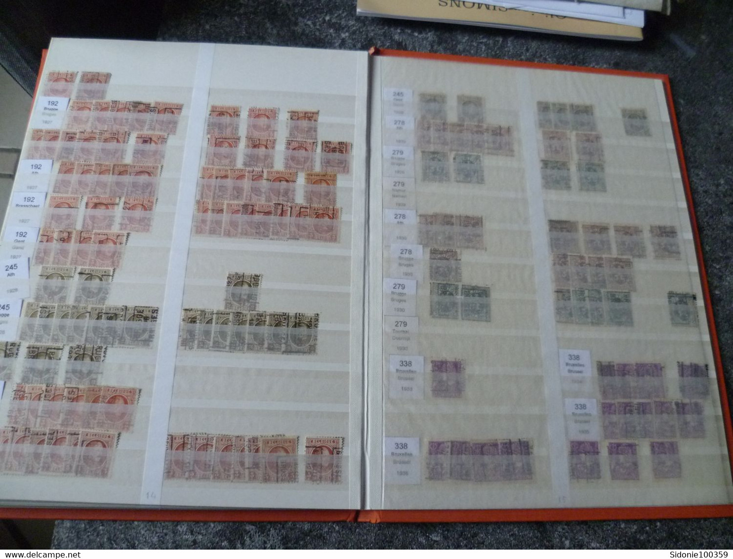 classeur contenant des préos roulette entre 1896 et 1937 + quelques typos