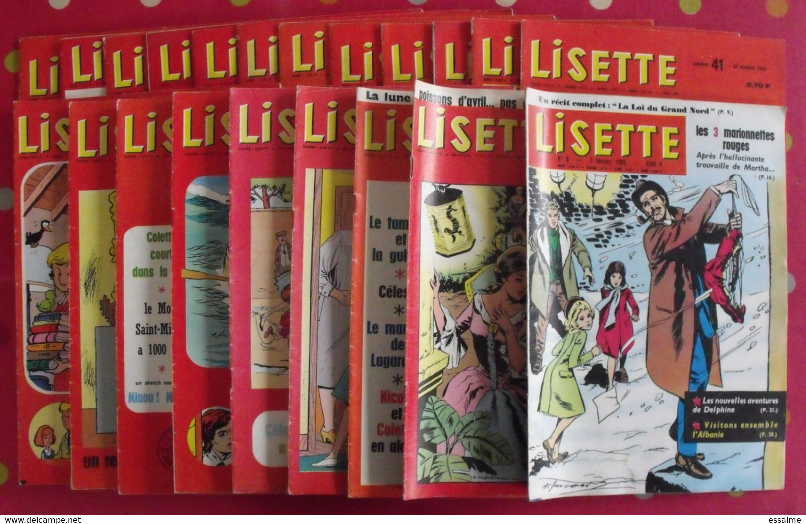 Lisette. 21 N° De 1965. Lacroix Lay Tiky Fusco Francey Marcello. à Redécouvrir G.H. - Lisette