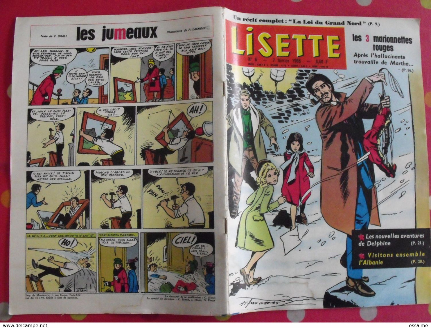 Lisette. 21 N° De 1965. Lacroix Lay Tiky Fusco Francey Marcello. à Redécouvrir G.H. - Lisette