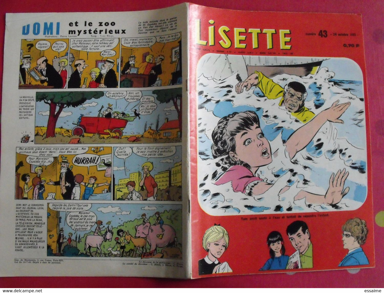 Lisette. 21 n° de 1965. lacroix lay tiky fusco francey marcello. à redécouvrir G.H.