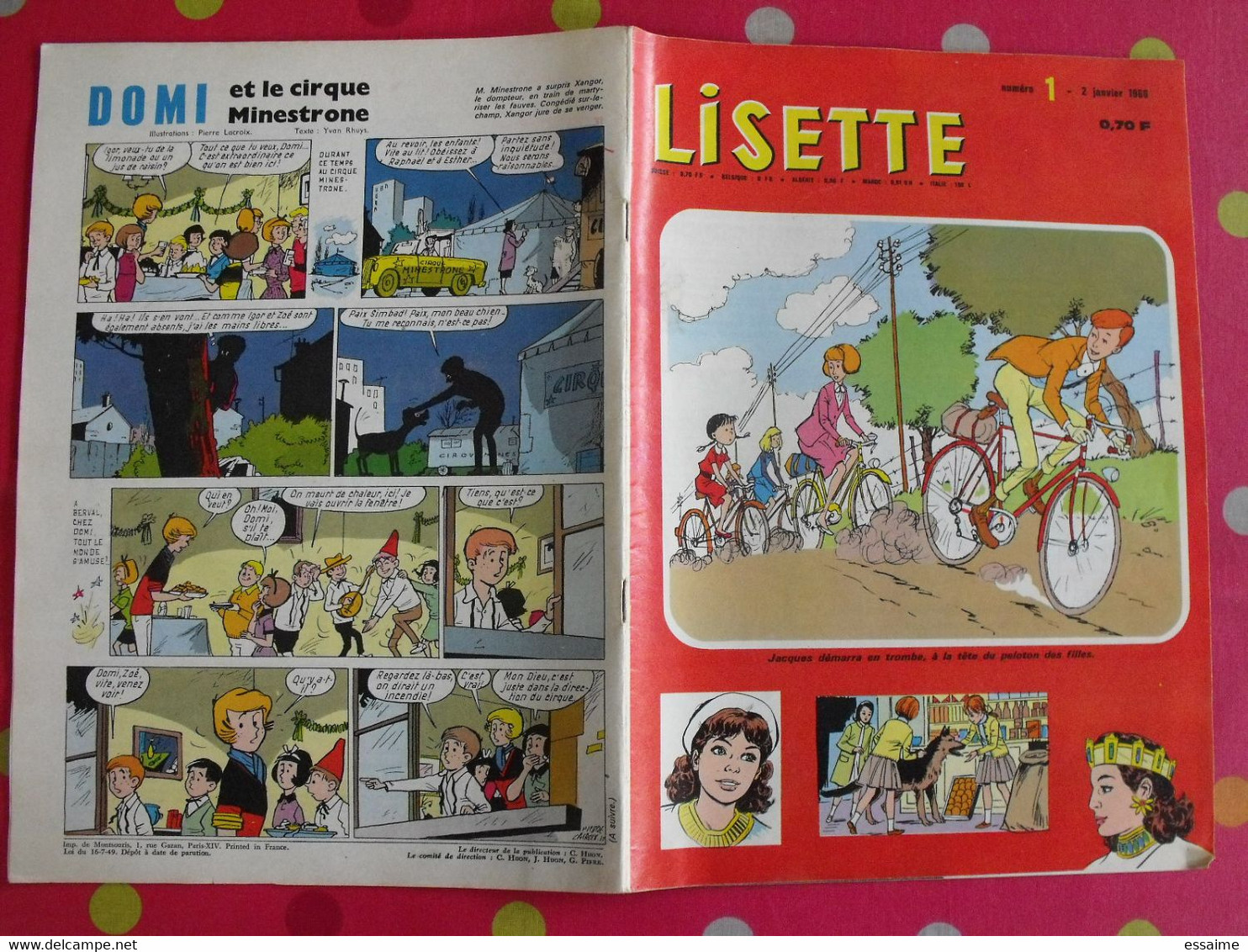 Lisette. 22 N° De 1966. Lacroix Lay Tiky Fusco Francey Marcello Dufossé Trubert. à Redécouvrir G.H. - Lisette