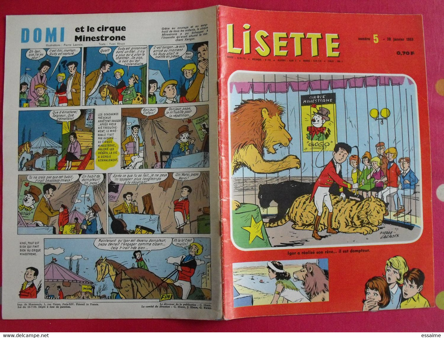 Lisette. 22 n° de 1966. lacroix lay tiky fusco francey marcello dufossé trubert. à redécouvrir G.H.