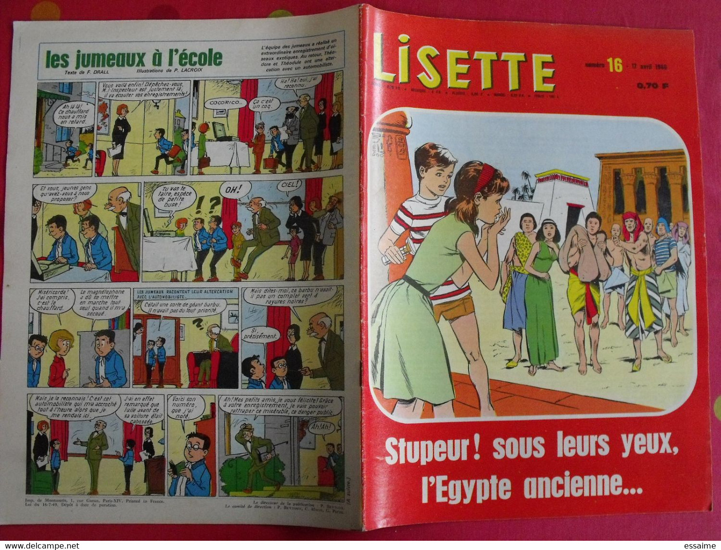 Lisette. 22 n° de 1966. lacroix lay tiky fusco francey marcello dufossé trubert. à redécouvrir G.H.