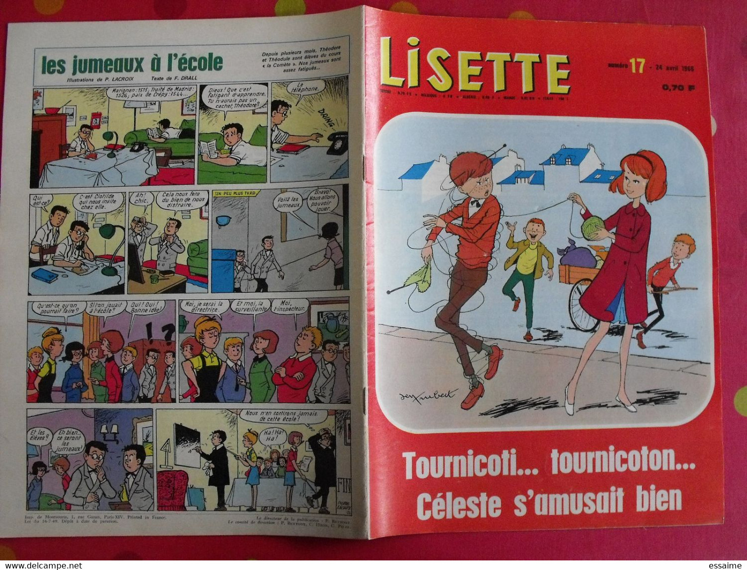 Lisette. 22 n° de 1966. lacroix lay tiky fusco francey marcello dufossé trubert. à redécouvrir G.H.