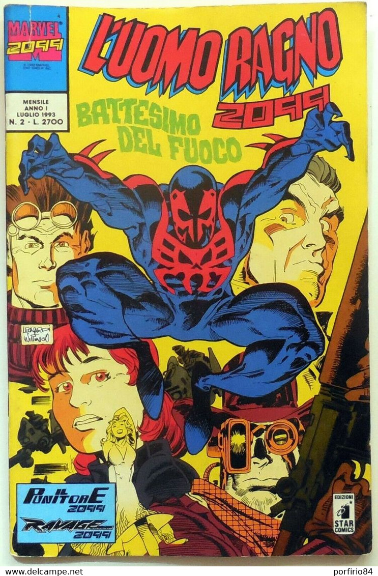 L'UOMO RAGNO 2099 STAR COMICS MARVEL N.2 LUGLIO 1993 - Spider-Man