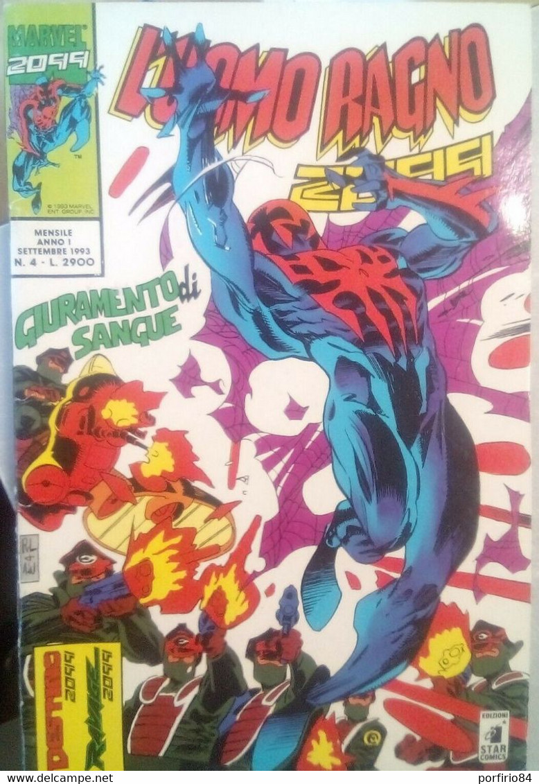 L'UOMO RAGNO 2099 STAR COMICS MARVEL N.4 SETTEMBRE 1993 - Spider Man