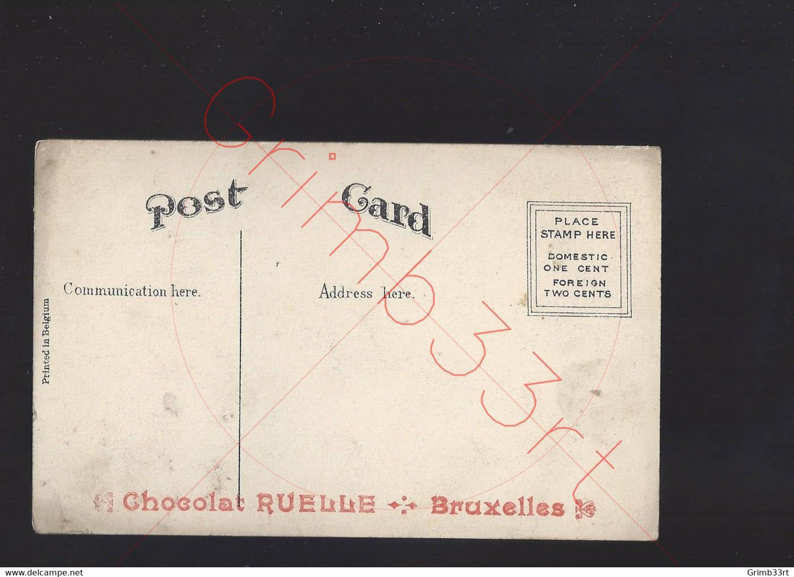 Prospect Point - Chocolat Ruelle Bruxelles - Postkaart - Vancouver