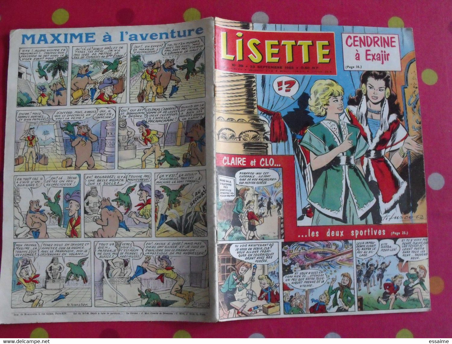 Lisette. 26 n° de 1962, 1963, 1964. lacroix lay tiky fusco francey marcello. à redécouvrir G.H.