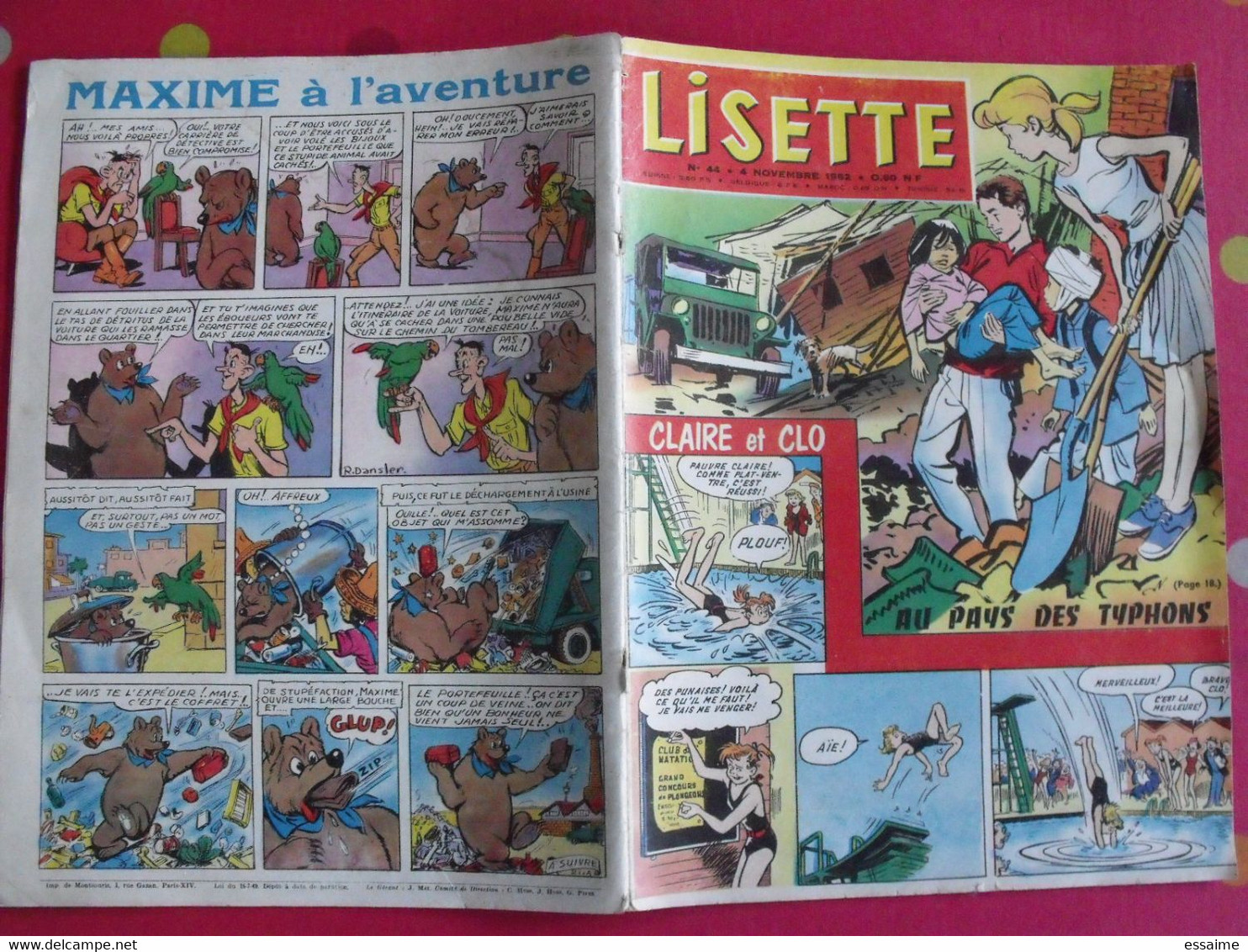 Lisette. 26 n° de 1962, 1963, 1964. lacroix lay tiky fusco francey marcello. à redécouvrir G.H.