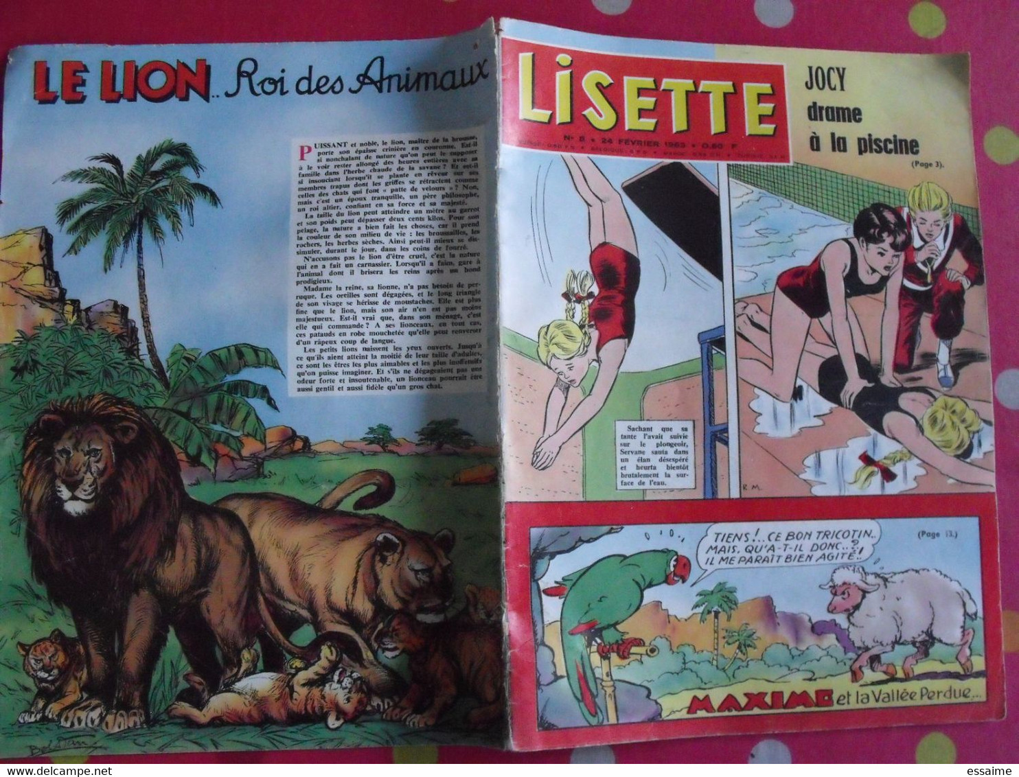 Lisette. 26 n° de 1962, 1963, 1964. lacroix lay tiky fusco francey marcello. à redécouvrir G.H.