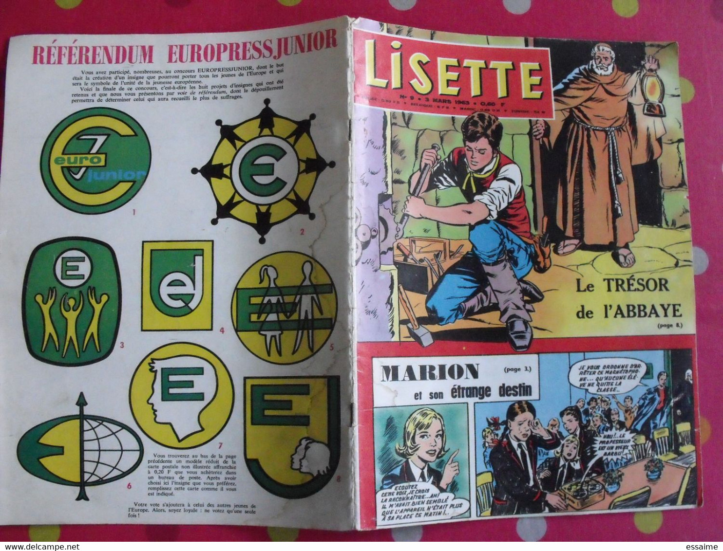 Lisette. 26 n° de 1962, 1963, 1964. lacroix lay tiky fusco francey marcello. à redécouvrir G.H.