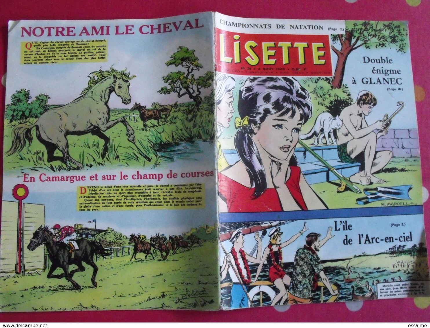 Lisette. 26 n° de 1962, 1963, 1964. lacroix lay tiky fusco francey marcello. à redécouvrir G.H.