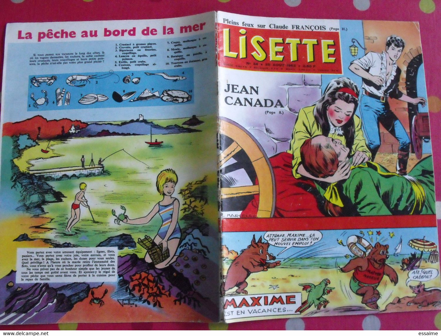 Lisette. 26 n° de 1962, 1963, 1964. lacroix lay tiky fusco francey marcello. à redécouvrir G.H.